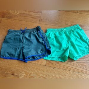 Zara Kids Swim Trunks - Green and Dark Gray